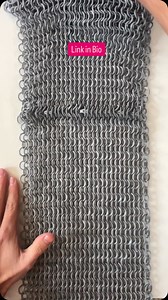 Propsmaker on Instagram: "STL Link in BIO!! Here’s what’s new: - Bigger, stronger rings - Choose your preferred layer height (no longer locked at 0.3) - Improved support structure - More uniform adhesion between ring layers - Massive polygon reduction for smoother slicing – no more lag or crashes Thanks to @3dprintingdoctor for printing this file! #chainmail #3dprinting"