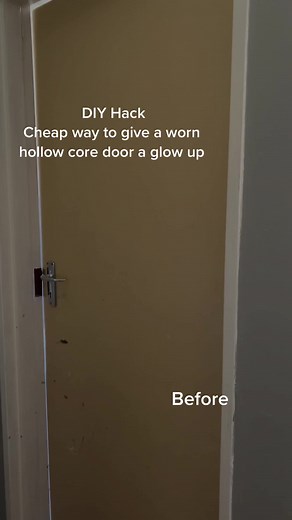 DIY Hack: Transform Your Ugly Hollow Core Door on a Budget