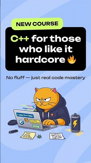 🔥 The new C++ course is now available on the CodeGym platform!