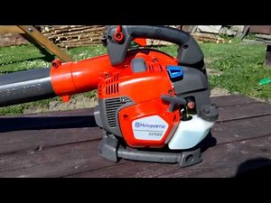 Husqvarna 525BX Leaf Blower Review PROFESIONAL!!!