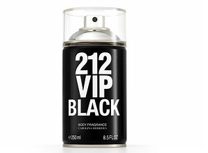 PERFUME HOMBRE 212 VIP MEN BLACK BODY SPRAY CAROLINA HERRERA 250 ML