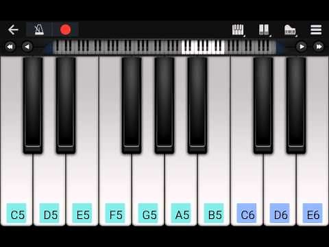 Fnaf Music box song on piano tutorial