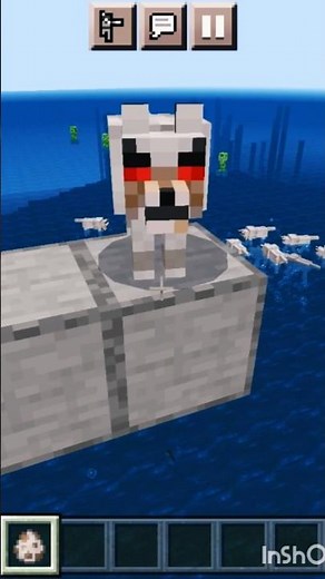 Wolf VS Skeleton 💀 #minecraft #viral