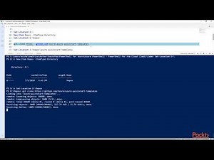 Azure PowerShell on the Cloud : Getting Started with ARM Templates | packtpub.com