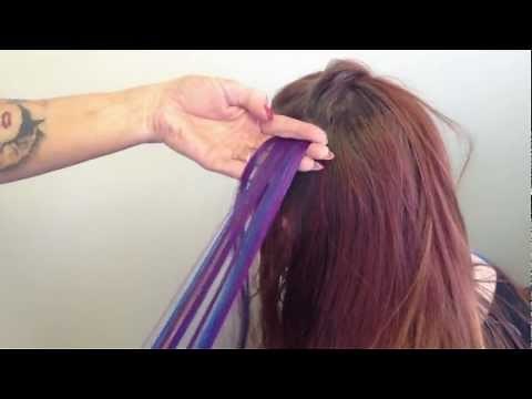 Quick Two Color Tape-In Hair Extension Tutorial