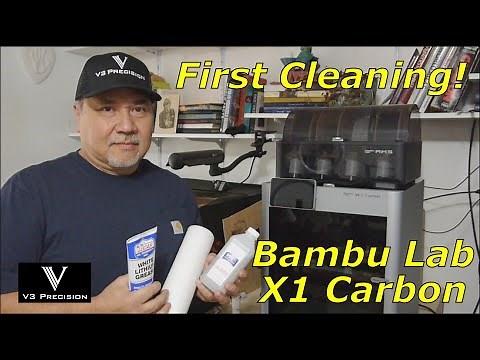 Bambu Lab X1 Carbon First Cleaning