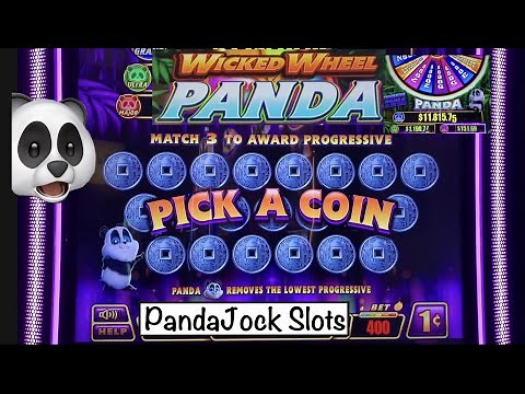 This machine was hitting from the moment I sat down❗️Big Wins on Wicked Wheel Panda💰