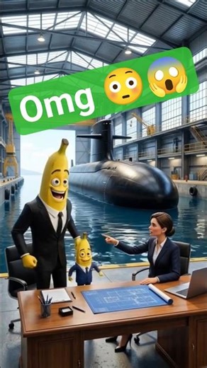 Banana's sad 😿 story #ai #cartoon #story #sad #fruit #banana