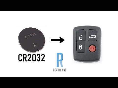 How to change/swap Battery for a FORD Falcon BA-BF Car Remote