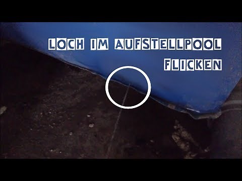 Faltbecken flicken | Aufstellpool reparieren | Intexpool Bestway-Pool abdichten