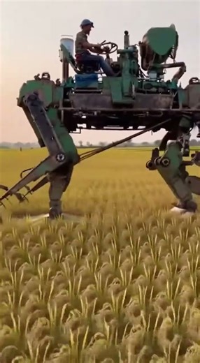 A realistic agricultural innovation scene #AgriTech #ModernFarming #GreenFarming #SmartFarming