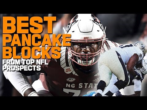 BEST Pancake Blocks by Top NFL Prospects