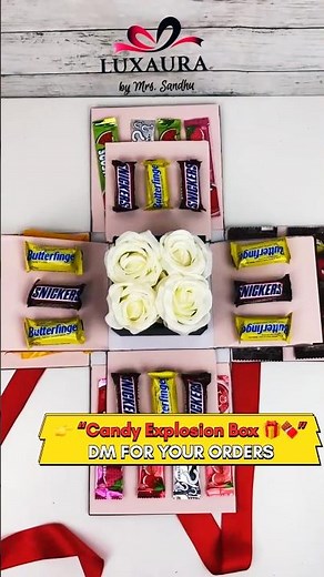 Candy Explosion Box Tutorial | Sweet Surprise Gift Idea 🎁🍫”#shorts #reels #ytshorts #shortsfeed
