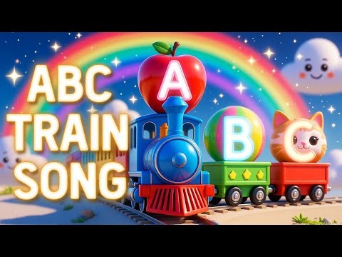 ABC Train Song 🚂 | Learn Alphabet A to Z with Fun Objects for Kids#abcd #train #nurseryrhymes 