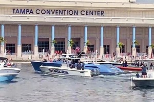 Tom Brady rolled up to the Buccaneers’ Super Bowl parade in his new $2 million boat