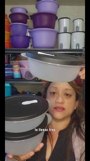 Purple Aloha Bowl Set: Stackable Kitchen Storage Solutions