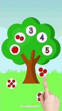 Aprender os números - Vamos contar? Números e quantidades para crianças #infantil #videoeducativo