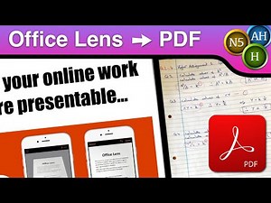 Producing a multiple page PDF in Office Lens