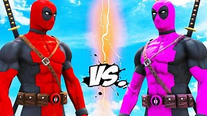 DEADPOOL VS DEADPOOL - Red Suit vs Pink Suit (Deadpool Battle) #KjraGaming #SKGaming #DMProduction #WaterRagdolls #GTA | Kjragaming