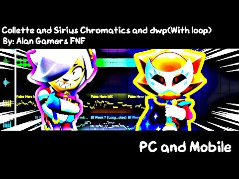 [FNF] Collette and Sirius Brawl Stars/Chromatic Scale/DWP(With loop) [PC and Mobile Download]