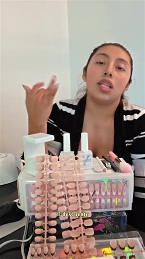 SXC Cosmetics X-Pro Tips French Tip Press On Nails, Skin Tone Series Starter Kit for DIY Nail Art Nail Polish Polish Gel Extension Nailcare