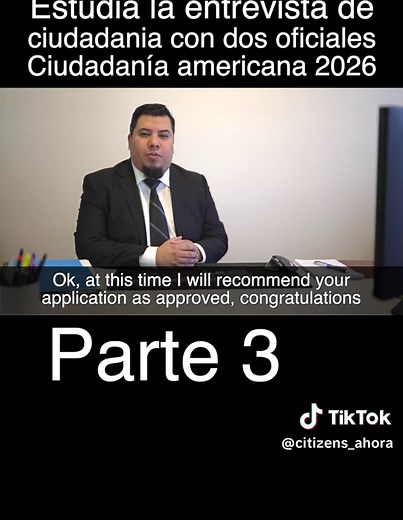 Estudia la entrevista de ciudadani con dos oficiales #citizensahora #cursosconfernando #ciudadania #ciudadaniaamericana #estudiandoconfernando #ciudadania2026
