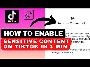 How to enable sensitive content on tiktok