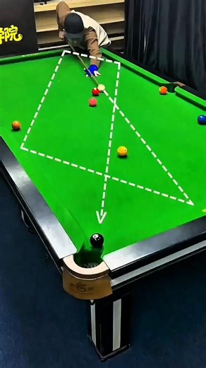 🤯Trick 4 Wall Bounces Solve the Black Ball Problem! 🎱🔥 #shorts #billiards #trickshot #8ballpool