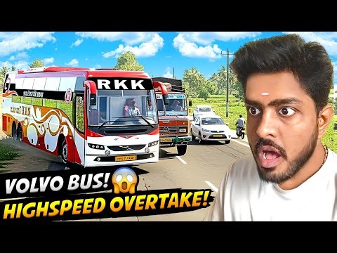 Volvo Bus High Speed Overtake 😳 ETS 2 Gameplay | Sprinter Gaming