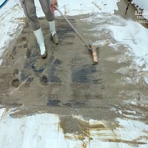 Unbelievable Mud Explosion! Carpet Cleaning Has Never Been This Satisfying ASMR Cleaning #RugCarpet #Dirty #satisfying | Cleaning service