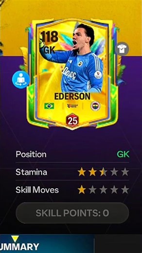 114 EDERSON 🇧🇷 😵 #fcmobile #fc26 #viral