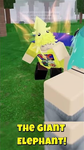 Dino Kid and the Giant Elephant! #roblox #99daysintheforest #shorts