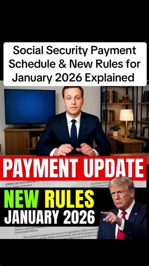 Social Security Payment Schedule & New Rules for January 2026 Explained #social #security #payment #stimulus #viral