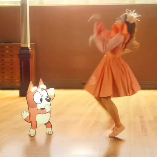 Bingo's Dance Lesson with Emma Memma: Fun Bluey Heeler Choreography