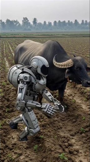 robotic farming | robot khet ka kam kar raha hai | robot farmer #robot #farmer #shorts