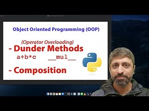 Lecture 37: OOP - Composition, Dunder methods (URDU)