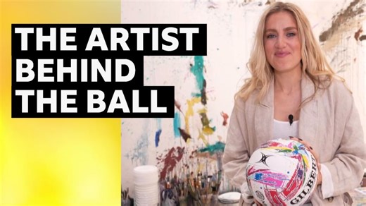 Netball Super League: Meet the artist behind the new match ball
