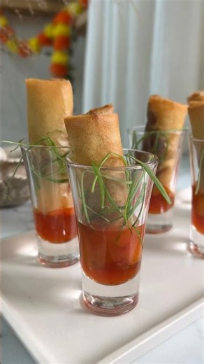 Desi Chowmein Spring Rolls Recipe | Easy Veg Diwali Party Snacks