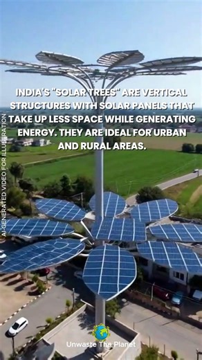 India’s Vertical Solar Trees