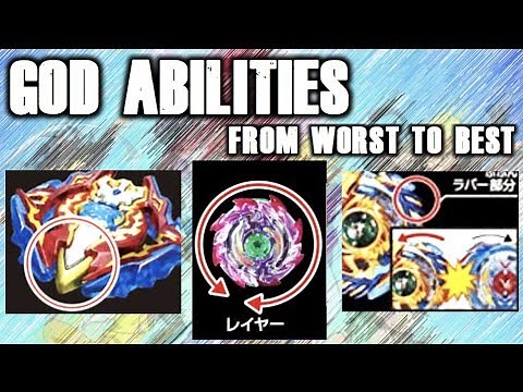 Ranking All Beyblade God/SwitchStrike Abilities