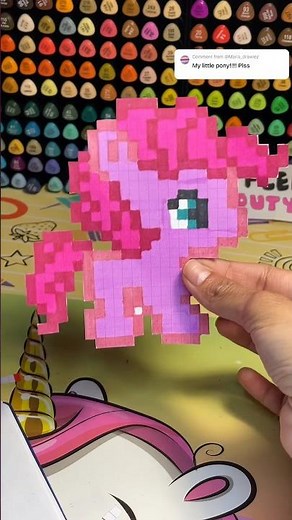 Pixel Art My Little Pony #mylittlepony #pony #paperdiy #pixel #pixelart #pixelartideas