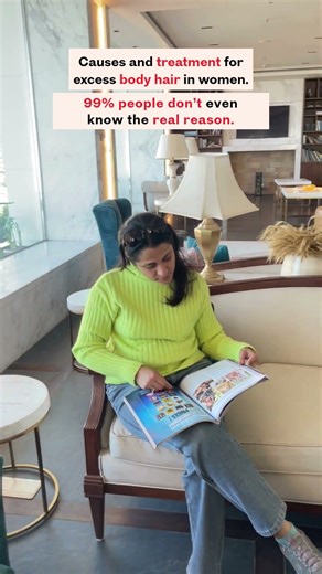 👉 Unwanted body hair is usually a hormonal sign, not a cosmetic problem.