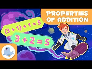 PROPERTIES OF ADDITION 🚀 Commutative Property and Associative Property 🧑‍🚀 Fun Math for Kids - Videos For Kids