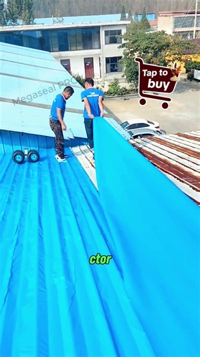 39in Wide Butyl Roof Repair Tape - 39x16.4 ft Heavy-Duty Self-Adhesive Waterproof Peel & Stick Sealant Roll, 3x Wide Coverage for Metal Sheds, Flat Surfaces, RV Roofs, Gutters#waterprooftape #roofrepair #RVlife #tiktokshopstockup #MegasealPRO