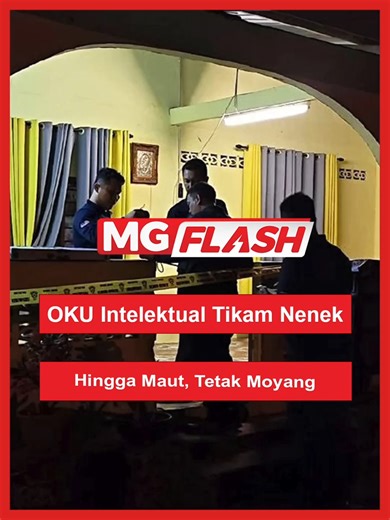 OKU Intelektual Tikam Nenek Hingga Maut, Tetak Moyang #MGFlash Orang kurang upaya (OKU) intelektual disyaki mengamuk sebelum menyerang nenek dan moyang di Kampung Baru Bakail, Kuala Ketil Kedah.