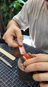 127K views · 963 reactions | How to use brass rivets #leather #bag #brass #shorts #copper #rivet #leathercraft #diy #bagmaking Official crux puzzles | Official crux puzzles | Facebook