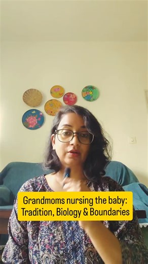 MomBucket by Shikha on Instagram: "Many moms told me this happened with grandmothers too. Yes, it has a name — wet nursing. And yes, it existed earlier. But if a mother is uncomfortable, it stops there. No tradition overrides consent. No baby care justifies crossing a mother’s boundary. 💬 Has this happened around you? 🔁 Share this so moms know they’re not overreacting. #mombucket #MomBoundaries #MotherhoodUnplugged new mom boundaries, breastfeeding consent, postpartum motherhood, emotional saf