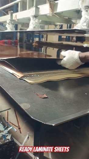 Laminate Sheets Production | Laminate Sheets Outing From the Hot Press #laminates #interior