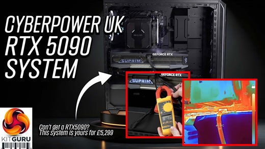 RTX 5090 power draw: Safe or not? £5,300 CyberpowerPC UK system