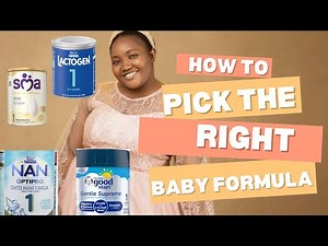 How to Choose the best formula milk for baby 0 - 6 months ! #babyformulamilk